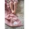 Kép 2/4 - puha rózsaszín babatakaró