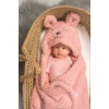 Kép 3/4 - meleg pink takaró kisbabán