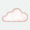 Kép 3/4 - rózsaszín felhő falmatrica
