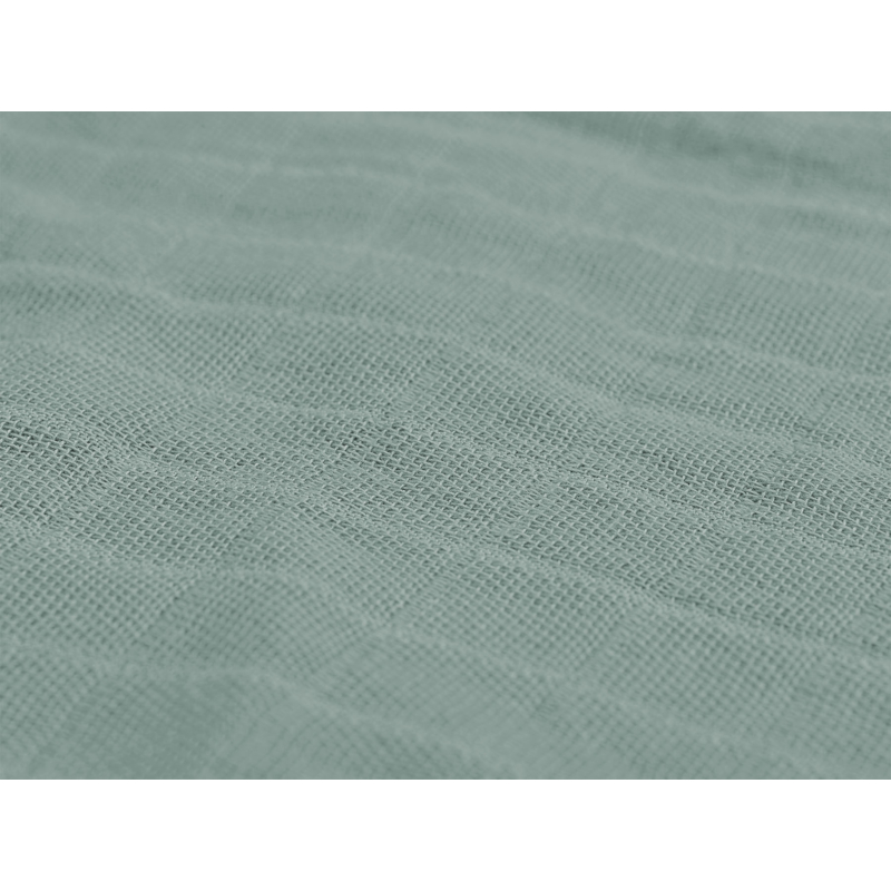 muszlin menta zöld színű takaró textúrája